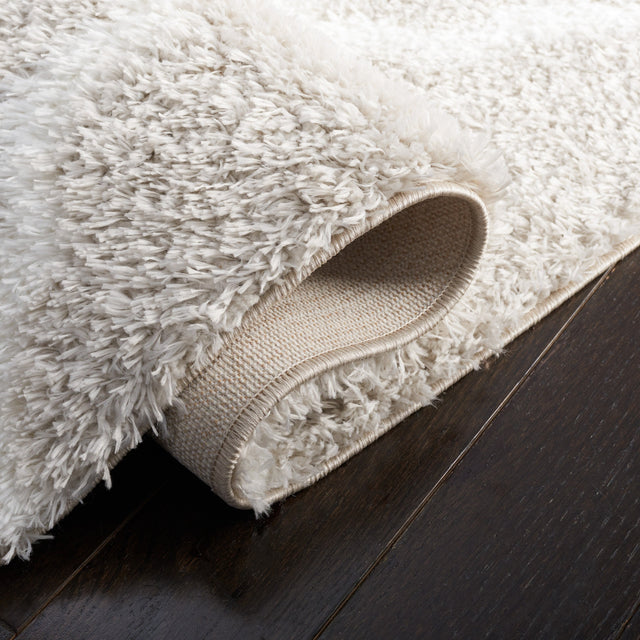 Safavieh Tahoe Shag Tho675G Silver/White Rug.