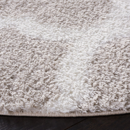 Safavieh Tahoe Shag Tho675G Silver/White Area Rug