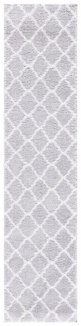 Safavieh Tahoe Shag Tho675H Light Grey/White Rug.