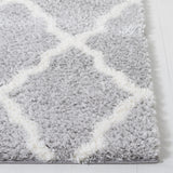 Safavieh Tahoe Shag Tho675H Light Grey/White Rug.