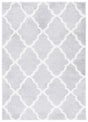 Safavieh Tahoe Shag Tho675H Light Grey/White Rug.