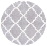 Safavieh Tahoe Shag Tho675H Light Grey/White Rug.