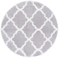 Safavieh Tahoe Shag Tho675H Light Grey/White Area Rug