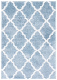 Safavieh Tahoe Shag Tho675M Blue/White Area Rug