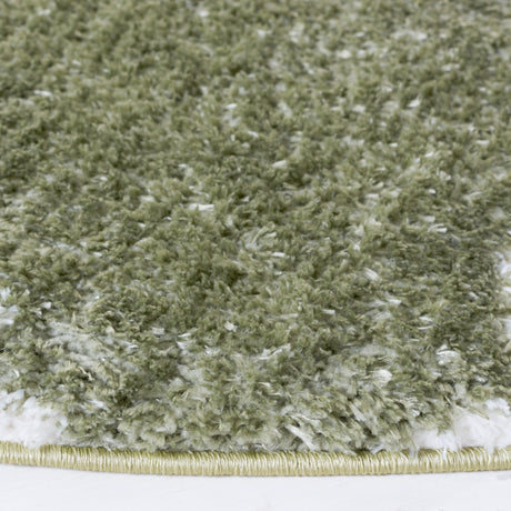 Safavieh Tahoe Shag Tho675W Sage/White Rug.