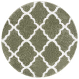 Safavieh Tahoe Shag Tho675W Sage/White Rug.