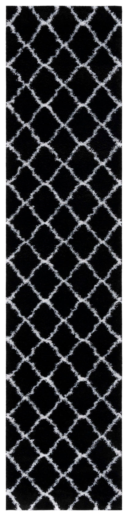 Safavieh Tahoe Shag Tho675Z Black/White Area Rug