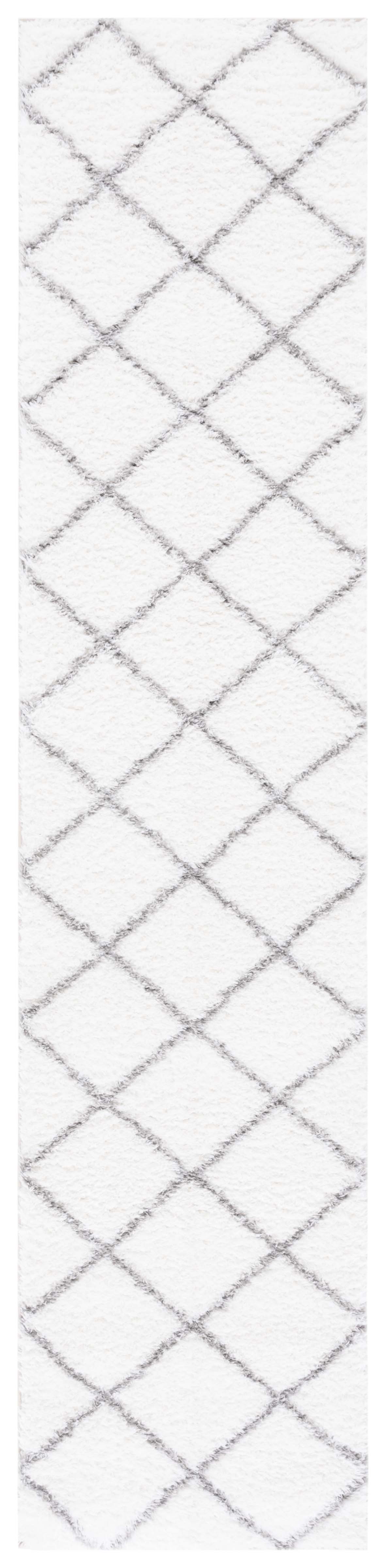 Safavieh Tahoe Shag Tho676A White/Grey Area Rug