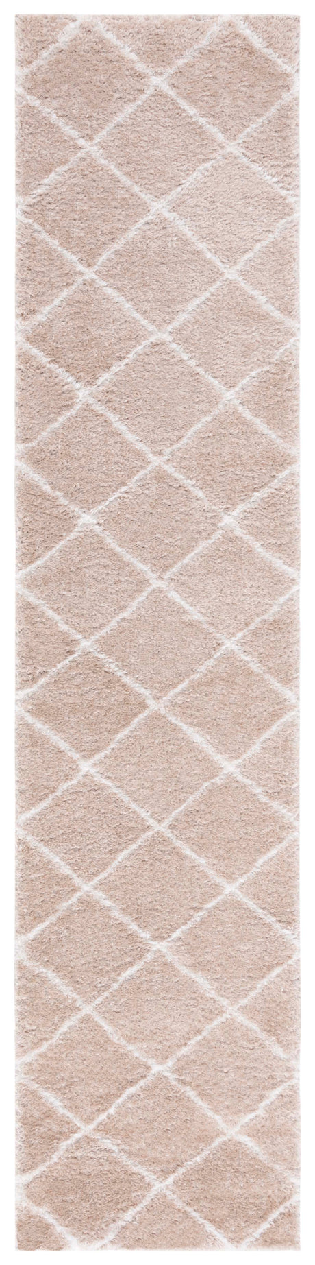 Safavieh Tahoe Shag Tho676B Beige/White Rug.