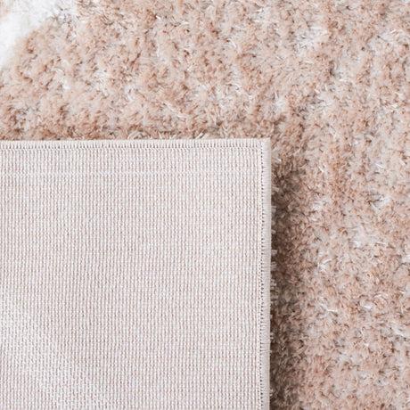 Safavieh Tahoe Shag Tho676B Beige/White Rug.