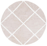 Safavieh Tahoe Shag Tho676B Beige/White Rug.
