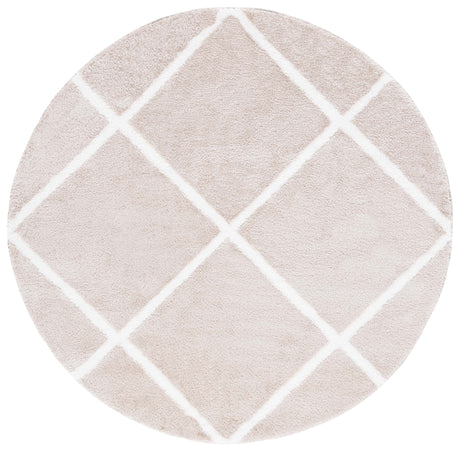 Safavieh Tahoe Shag Tho676B Beige/White Rug.