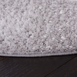 Safavieh Tahoe Shag Tho676F Light Grey/White Rug.
