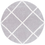 Safavieh Tahoe Shag Tho676F Light Grey/White Rug.