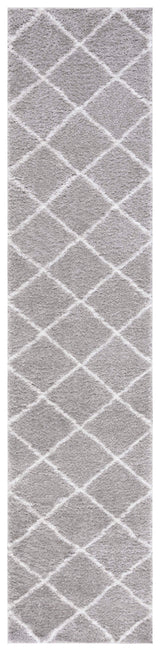 Safavieh Tahoe Shag Tho676G Grey/White Rug.