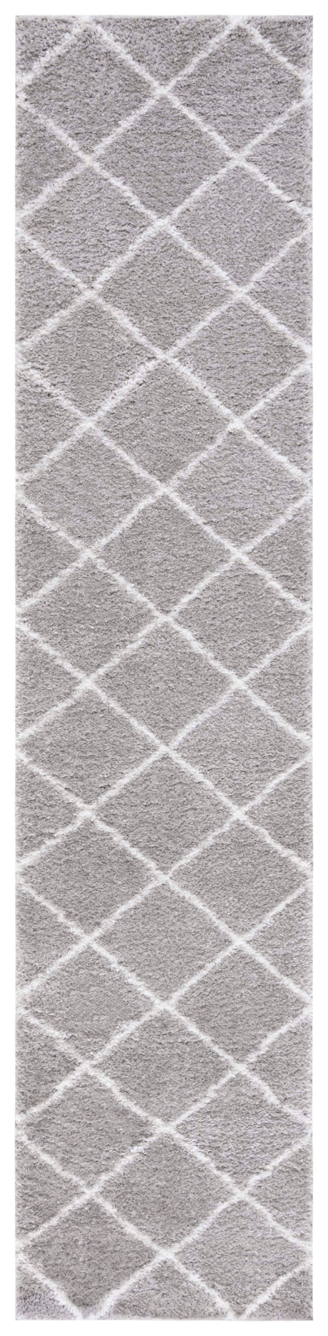 Safavieh Tahoe Shag Tho676G Grey/White Rug.