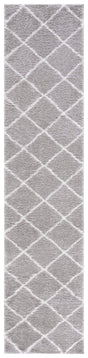 Safavieh Tahoe Shag Tho676G Grey/White Rug.