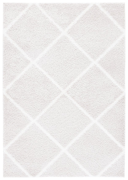 Safavieh Tahoe Shag Tho676H Silver/White Area Rug