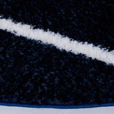 Safavieh Tahoe Shag Tho676N Navy/White Rug.