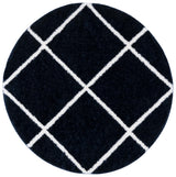 Safavieh Tahoe Shag Tho676N Navy/White Rug.