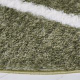 Safavieh Tahoe Shag Tho676W Sage/White Rug.