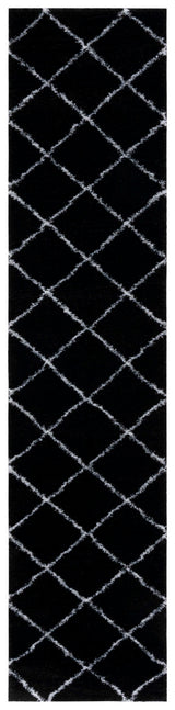 Safavieh Tahoe Shag Tho676Z Black/White Rug.