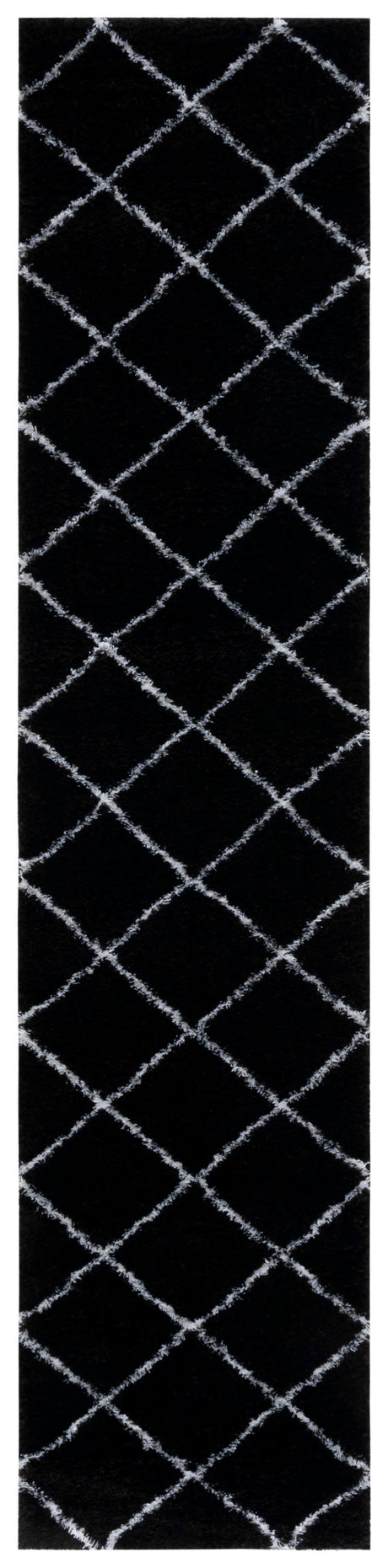 Safavieh Tahoe Shag Tho676Z Black/White Rug.