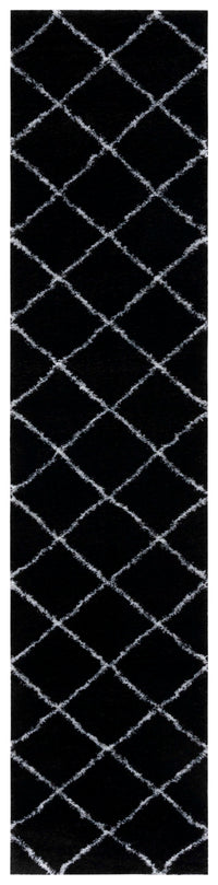 Safavieh Tahoe Shag Tho676Z Black/White Area Rug