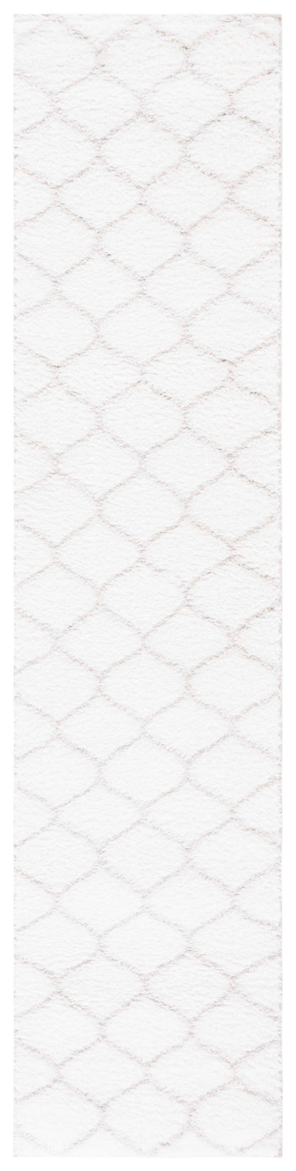 Safavieh Tahoe Shag Tho677A White/Silver Area Rug