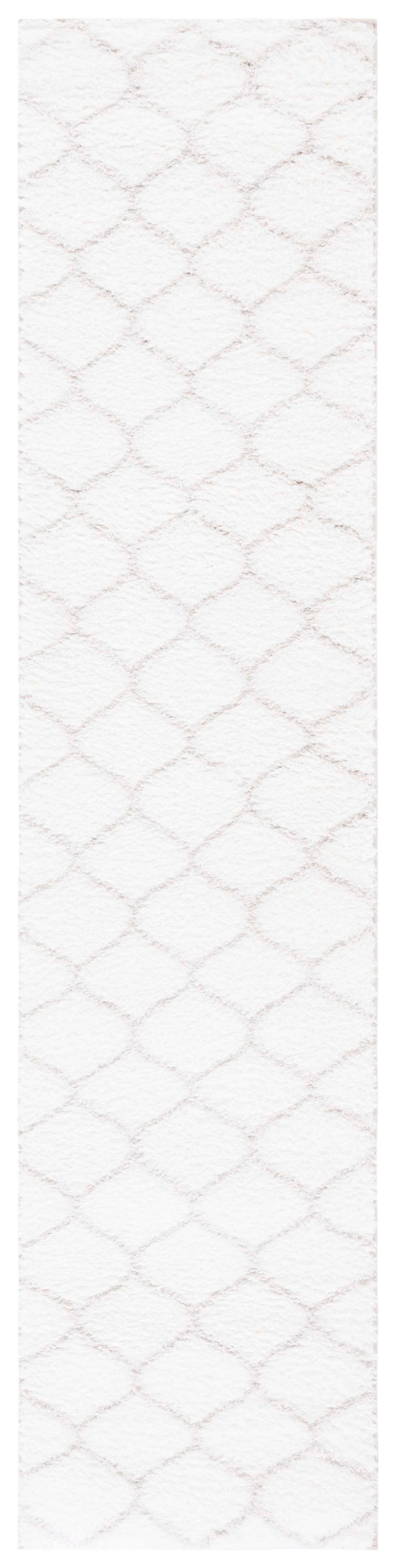 Safavieh Tahoe Shag Tho677A White/Silver Rug.