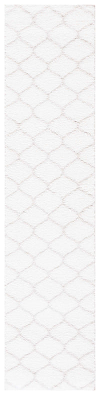 Safavieh Tahoe Shag Tho677A White/Silver Area Rug