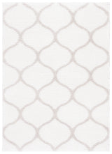 Safavieh Tahoe Shag Tho677A White/Silver Rug.
