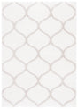 Safavieh Tahoe Shag Tho677A White/Silver Rug.