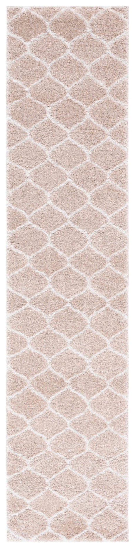 Safavieh Tahoe Shag Tho677B Beige/White Rug.