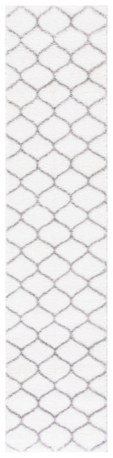 Safavieh Tahoe Shag Tho677C White/Grey Rug.