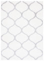 Safavieh Tahoe Shag Tho677C White/Grey Rug.