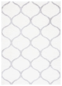 Safavieh Tahoe Shag Tho677C White/Grey Area Rug