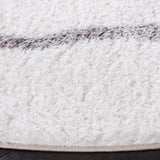 Safavieh Tahoe Shag Tho677C White/Grey Rug.