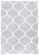 Safavieh Tahoe Shag Tho677F Light Grey/White Rug.
