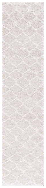 Safavieh Tahoe Shag Tho677G Silver/White Rug.