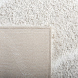 Safavieh Tahoe Shag Tho677G Silver/White Rug.