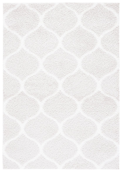 Safavieh Tahoe Shag Tho677G Silver/White Area Rug