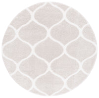 Safavieh Tahoe Shag Tho677G Silver/White Area Rug