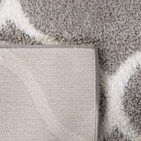 Safavieh Tahoe Shag Tho677H Grey/White Rug.