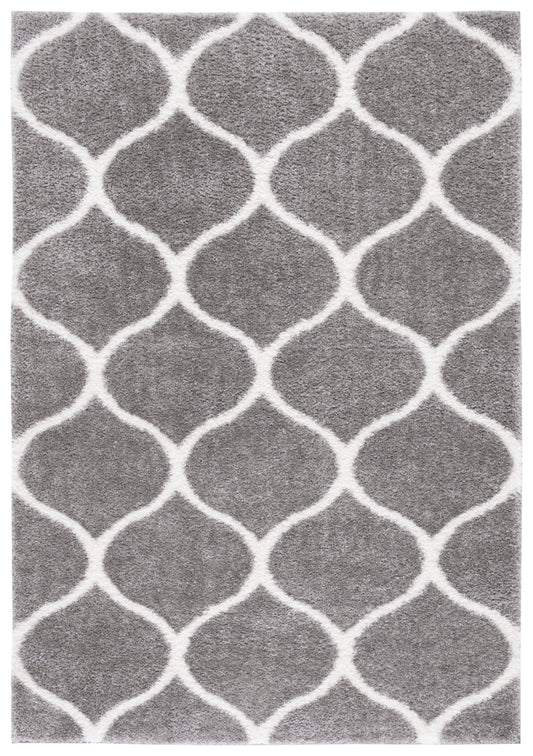 Safavieh Tahoe Shag Tho677H Grey/White Area Rug