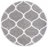 Safavieh Tahoe Shag Tho677H Grey/White Rug.
