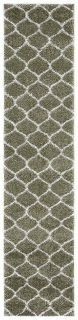 Safavieh Tahoe Shag Tho677W Sage/White Rug.