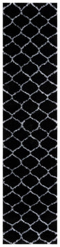 Safavieh Tahoe Shag Tho677Z Black/White Rug.