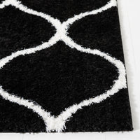 Safavieh Tahoe Shag Tho677Z Black/White Area Rug