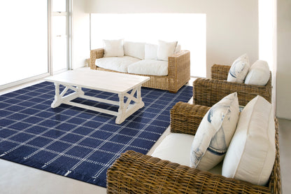 Dynamic Rugs Titus 5924 Navy/Ivory Area Rug